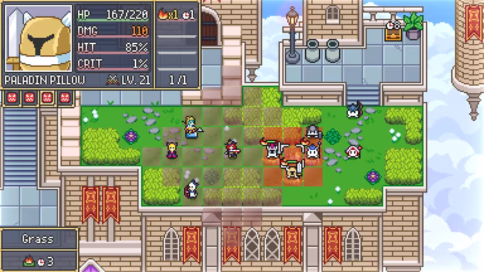Image showing a battle with different kinds of enemies.